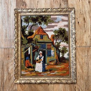 Vintage Needlepoint Art